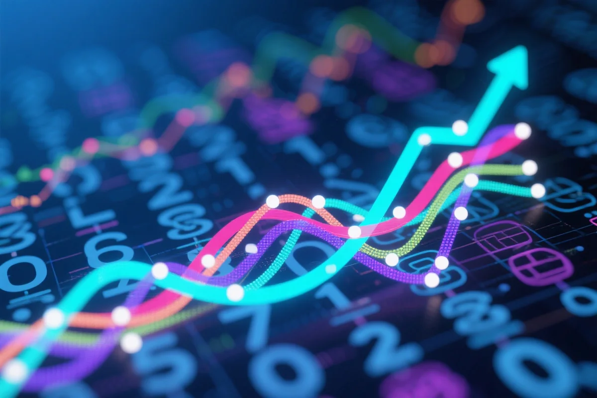 一张详细的趋势图表，展示数据波动和模式